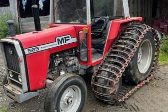 Massey-ferguson 565 med halvbelte