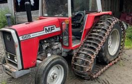 Massey-ferguson 565 med halvbelte