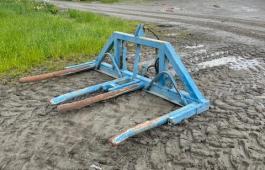 Dobbel rundballeløfter / transportør