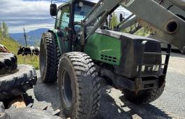 Valmet 8050 med laster