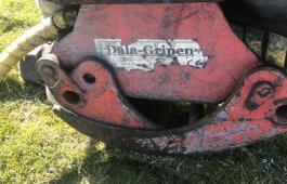 Tømmerklo for gravemaskin, S40-feste, 3–5 tonns maskin