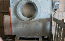 Vifte og utstyr til korntørke